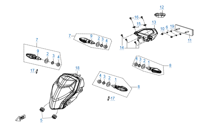 Внешние световые приборы