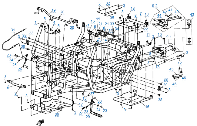 Рама в сборе