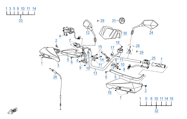 Детали руля