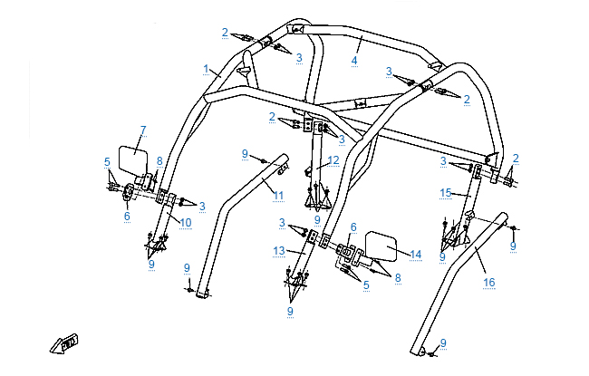 Каркас кабины