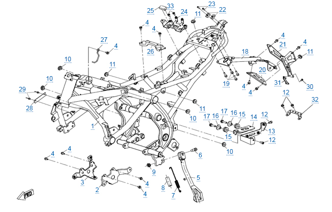 Рама в сборе