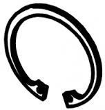 Кольцо 28 DIN 472-ST - P