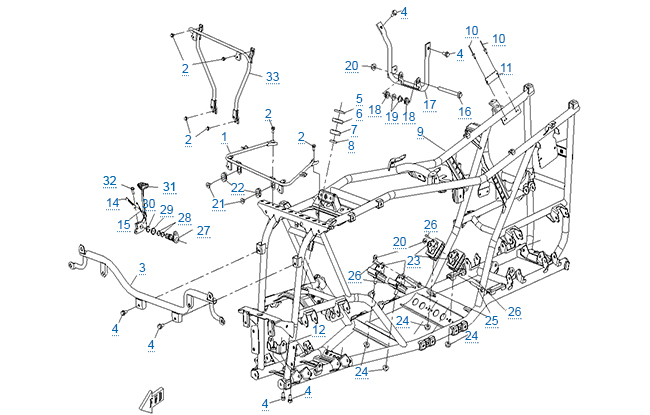 Рама в сборе