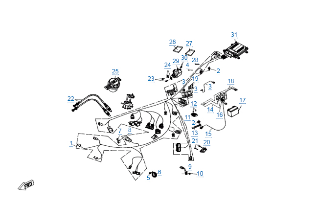 Электрическая система (abs)