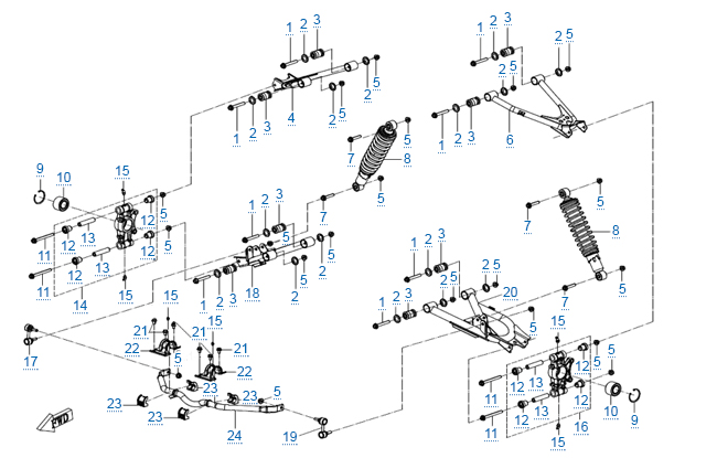 Задняя подвеска