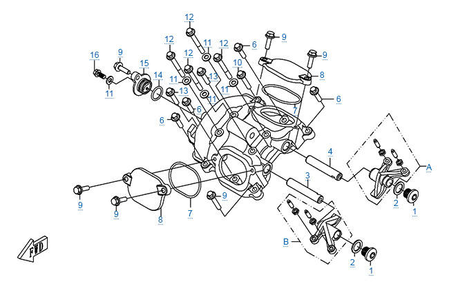 Крышка головки цилиндра