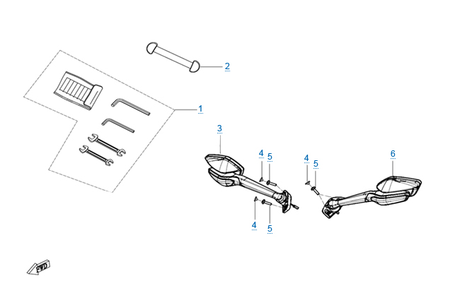 Зеркала и инструмент