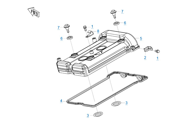 Крышка головки цилиндров