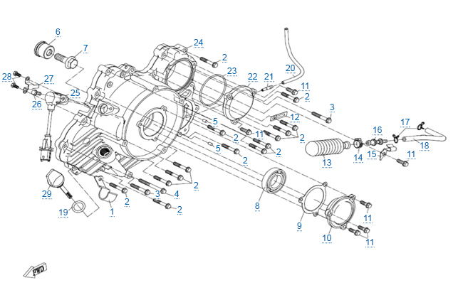 Крышка картера