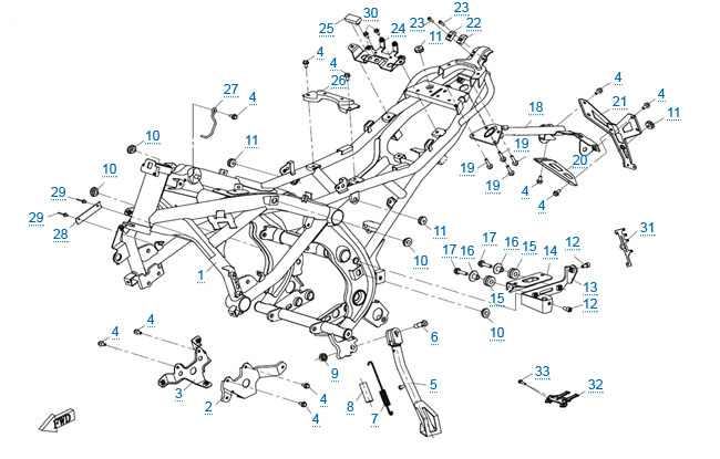 Рама в сборе