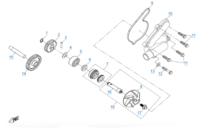 Водяной насос v2