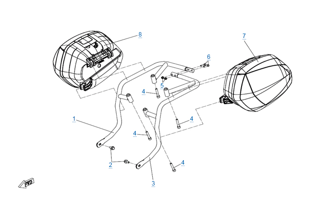 Кофры боковые