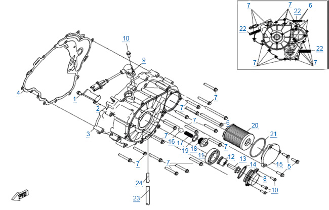 Крышка картера