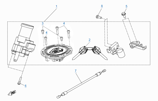 Комплект замков