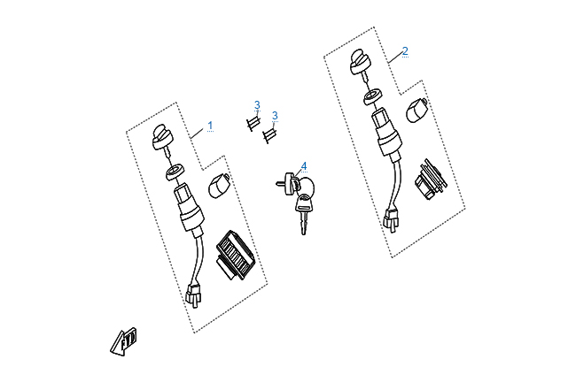 Комплект замков