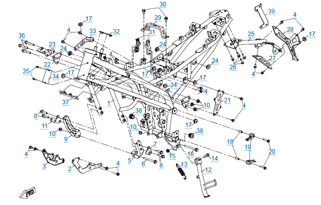 Рама в сборе