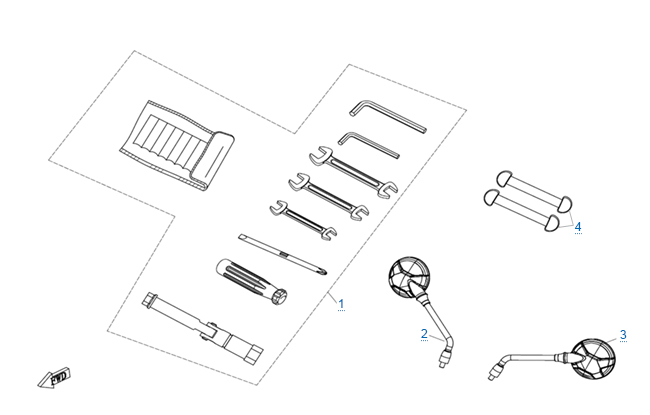 Зеркала и инструмент