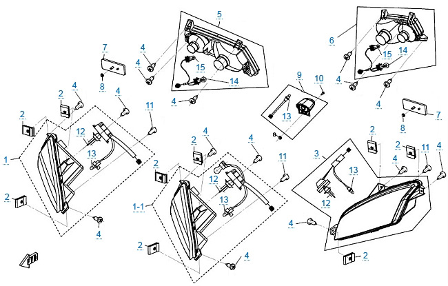 Внешние световые приборы