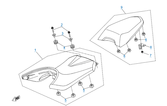 Сиденье в сборе