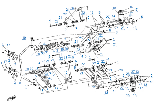 Задняя подвеска