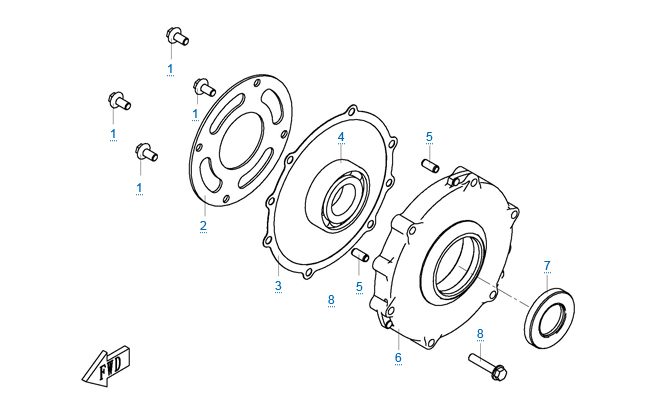 Крышка сцепления