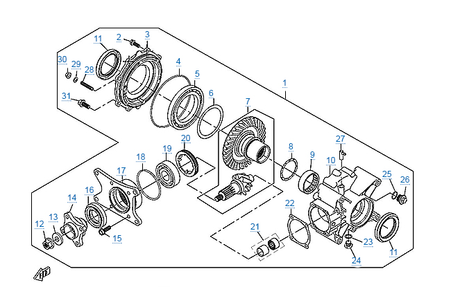 Задний редуктор(2013)