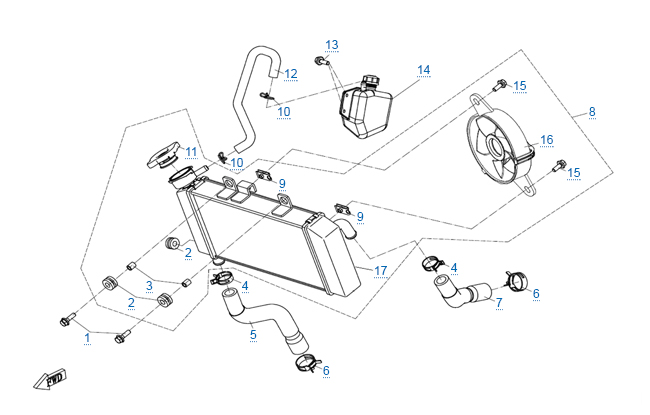 Система охлаждения двигателя