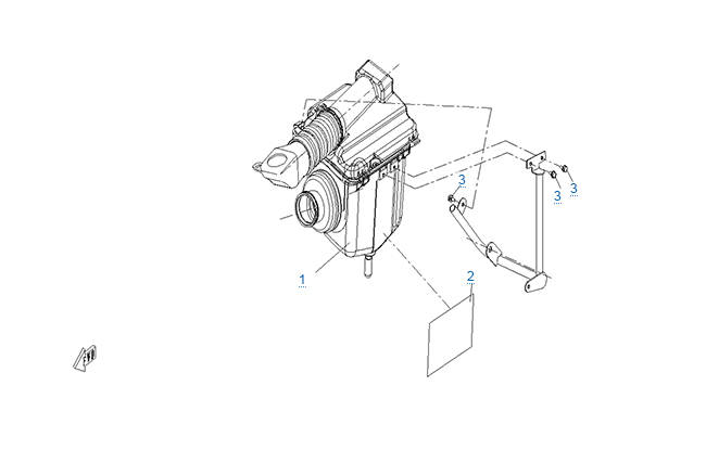 Воздушный фильтр в сборе
