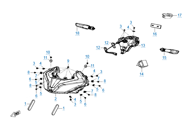 Внешние световые приборы