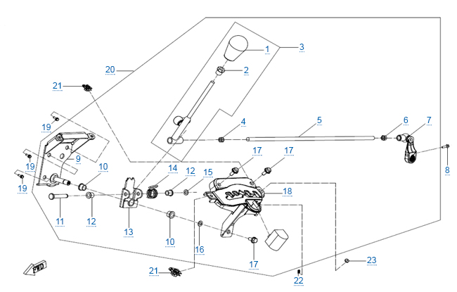 Механизм переключения передач