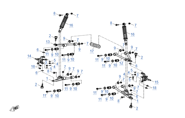 Передняя подвеска