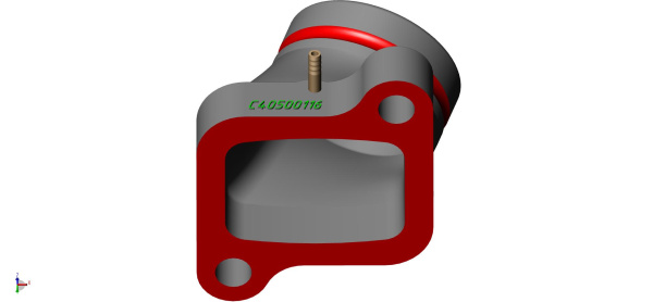 0015582  Патрубок C40500260