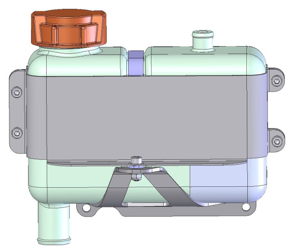 0109723  Бачок расширительный в сборе C40502590