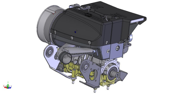 0119190  Двигатель РМЗ-500 C40500500-19ЗЧ