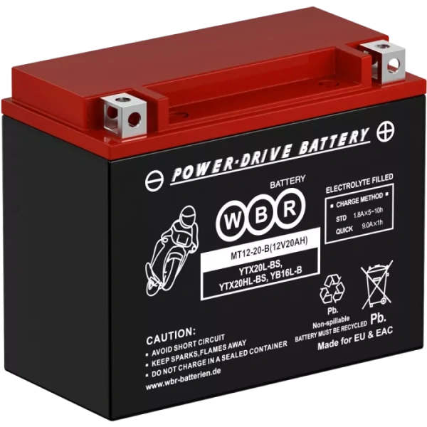 1007867  Аккумулятор MT12-20-B WBR