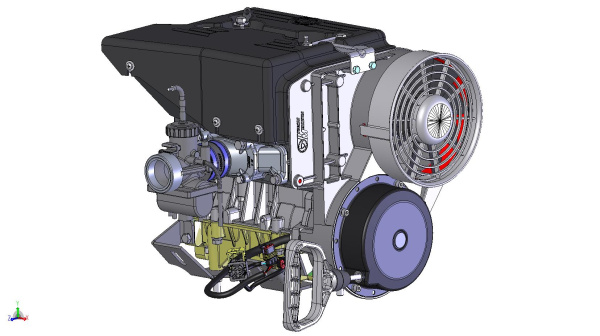 0119190  Двигатель РМЗ-500 C40500500-19ЗЧ