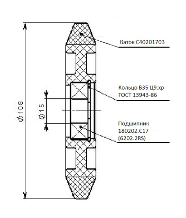 0068785  Каток L30200430