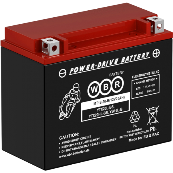 1007867  Аккумулятор MT12-20-B WBR