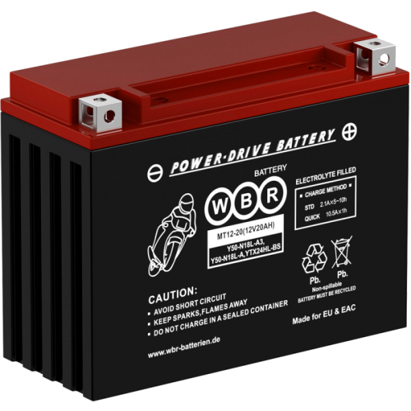 1007866  Аккумулятор MT12-20 WBR