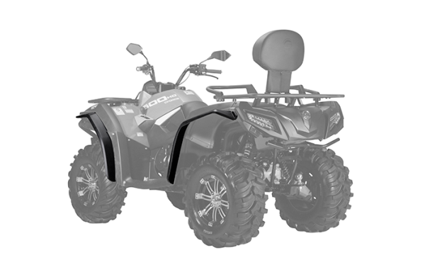 40.0166  Комплект расширителей арок на CFMOTO X5 H.O. / X6 EPS