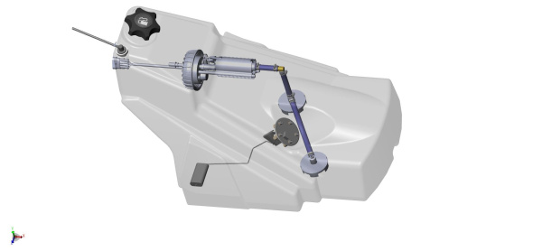 0124906  Бак топливный в сборе S10800150