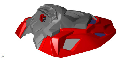 0134305  Капот сварной C40701810