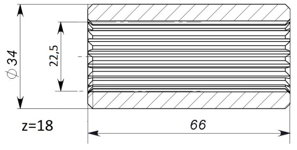 0138584  Втулка S10600228