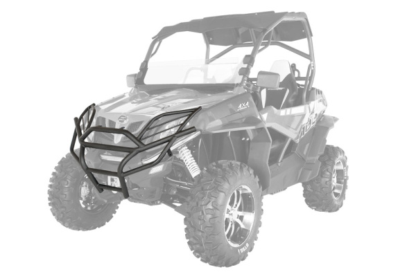 CFZ8_Z10_FR1  Передний силовой бампер для CFMOTO Z8, Z10 с защитой фар