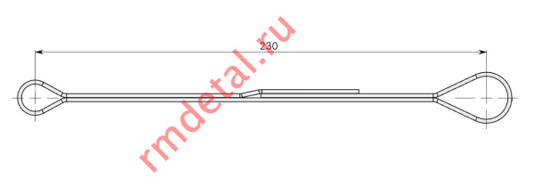 0092594  Ремень L30201215 L=230