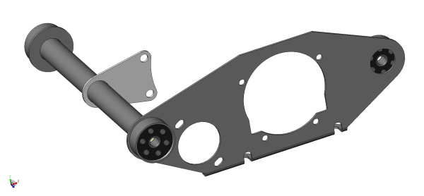 0087566  Основание двигателя в сборе L10000270