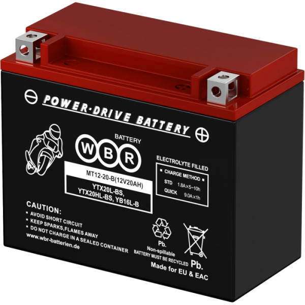 1007867  Аккумулятор MT12-20-B WBR