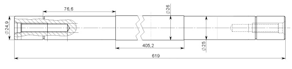 0018148  Ось C40200609
