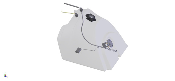 0104374  Бак топливный в сборе C40802100