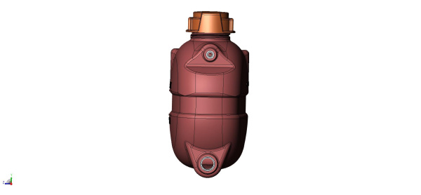 0134054  Бачок расширительный в сборе C40503520